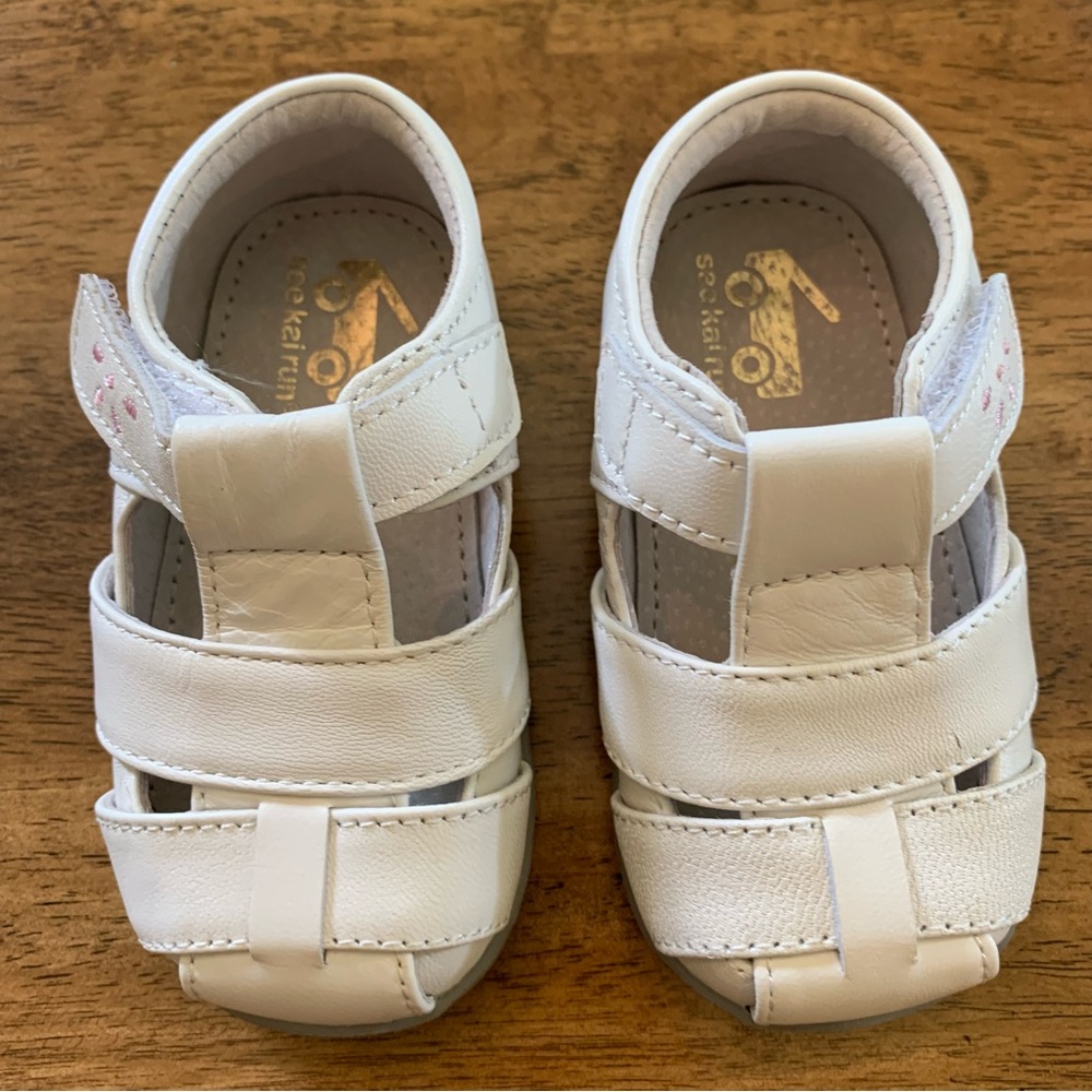 See Kai Run White Kids Sandals